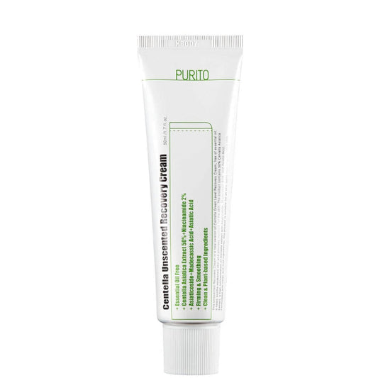 Восстанавливающий крем с комплексом центеллы Purito Centella Unscented Recovery Cream 50 ml