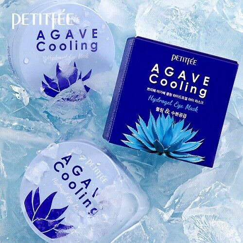 Охлаждающие гидрогелевые патчи с экстрактом агавы Petitfee Agave Cooling Hydrogel Eye Mask