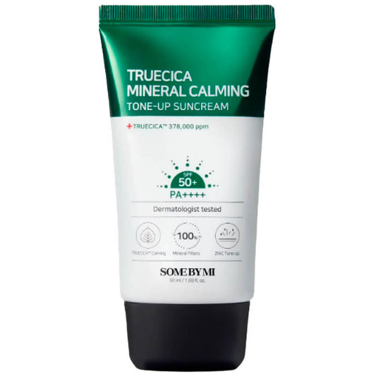 Солнцезащитный крем для ровного тона Some By Mi Truecica Mineral Calming Tone-Up Sunscreen SPF50+ PA++++