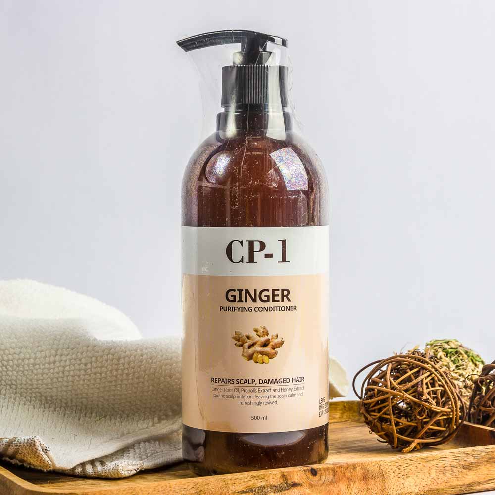 Восстанавливающий кондиционер для волос с корнем имбиря ESTHETIC HOUSE CP-1 Ginger Purifying Conditioner 500ml