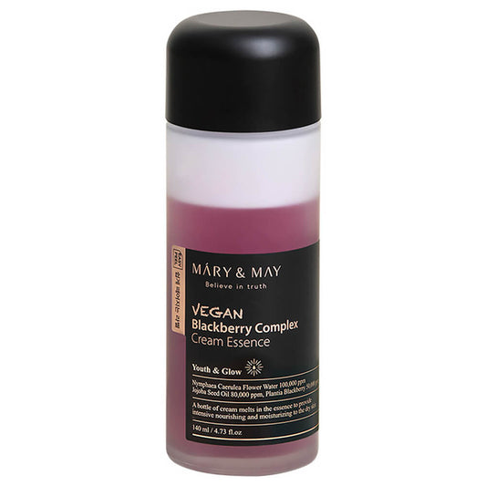 Кремовая эссенция с экстрактом ежевики Mary&May Vegan Blackberry Complex Cream Essence