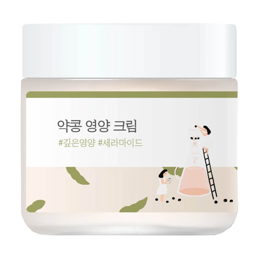 Омолаживающий питательный крем с соей Round Lab Soybean Nourishing Cream