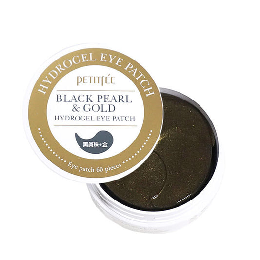 Гидрогелевые патчи для век с чёрным жемчугом Petitfee Black Pearl & Gold Hydrogel Eye Patch