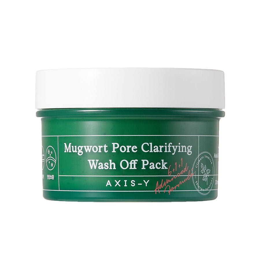 AXIS-Y MUGWORT PORE CLARIFYING WASH OFF PACK 100МЛ  Глубоко очищающая глиняная маска с полынью