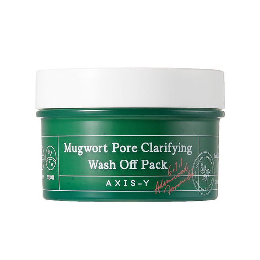 AXIS-Y MUGWORT PORE CLARIFYING WASH OFF PACK 100МЛ  Глубоко очищающая глиняная маска с полынью